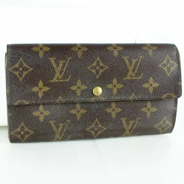 Louis Vuitton Monogram Pochette Sarah Long Wallet 100% Authentic Comes With Coa